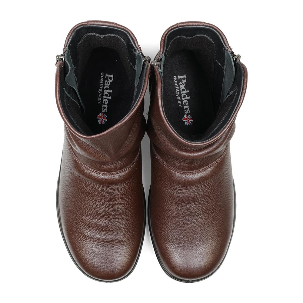 Padders Ladies Dual Fit Comfort 2E/3E BEAU - Bark Leather