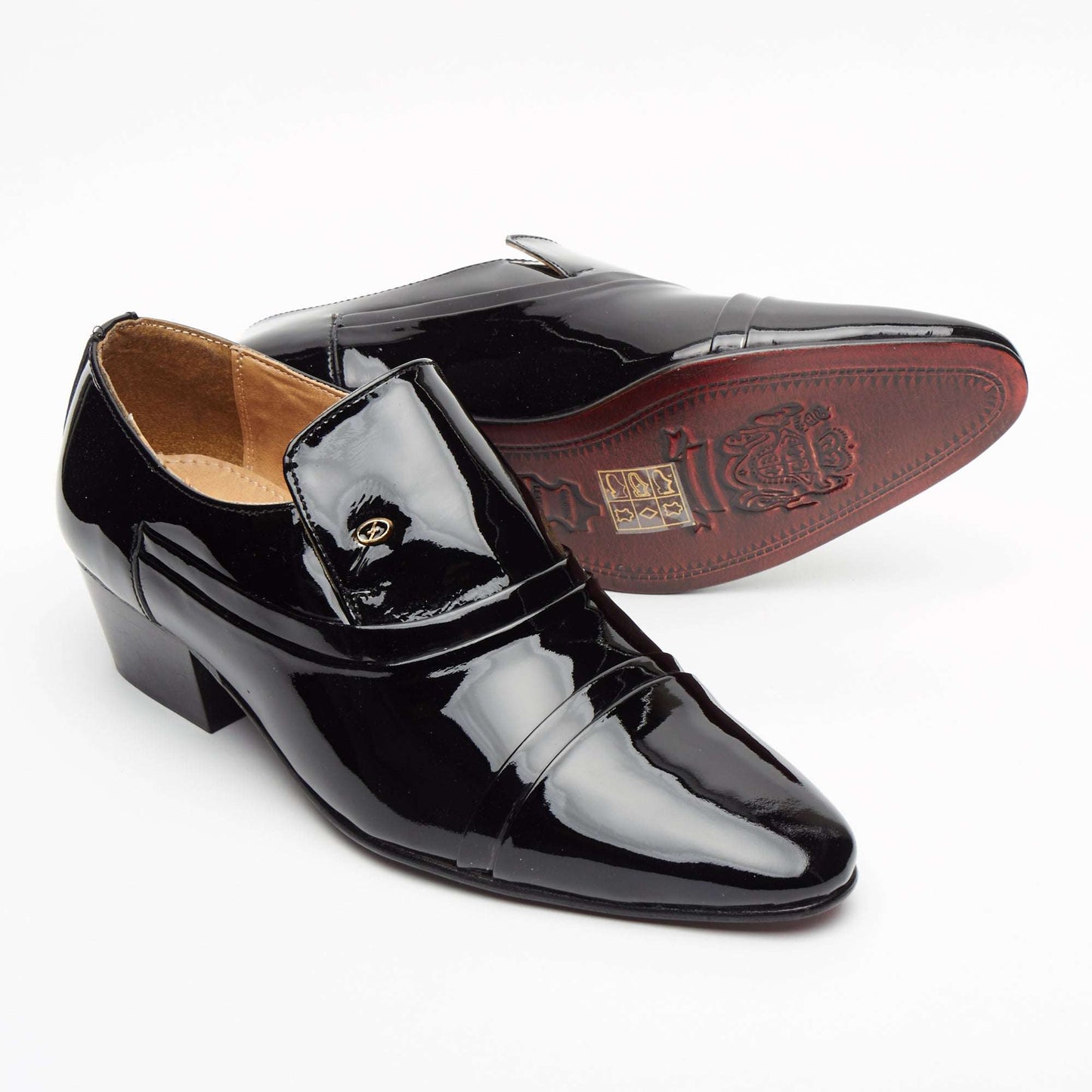 Lucini 26287 Cuban Heel Leather Patent