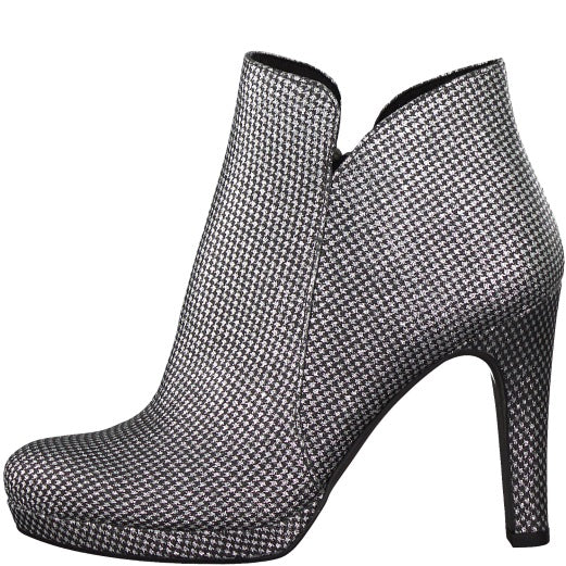 Tamaris Silver Ankle Boots