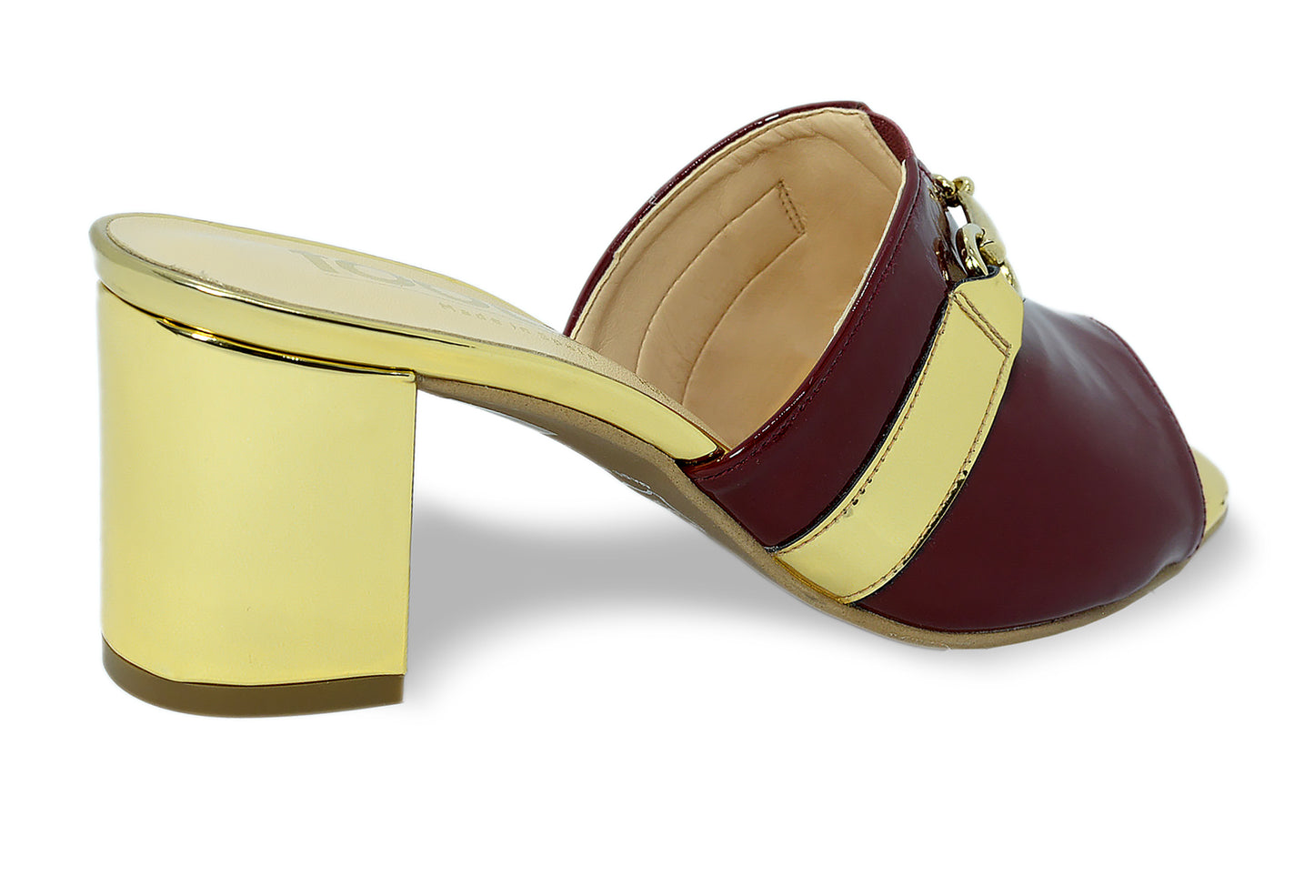 Footsie F3362A 982 Burgundy and Gold