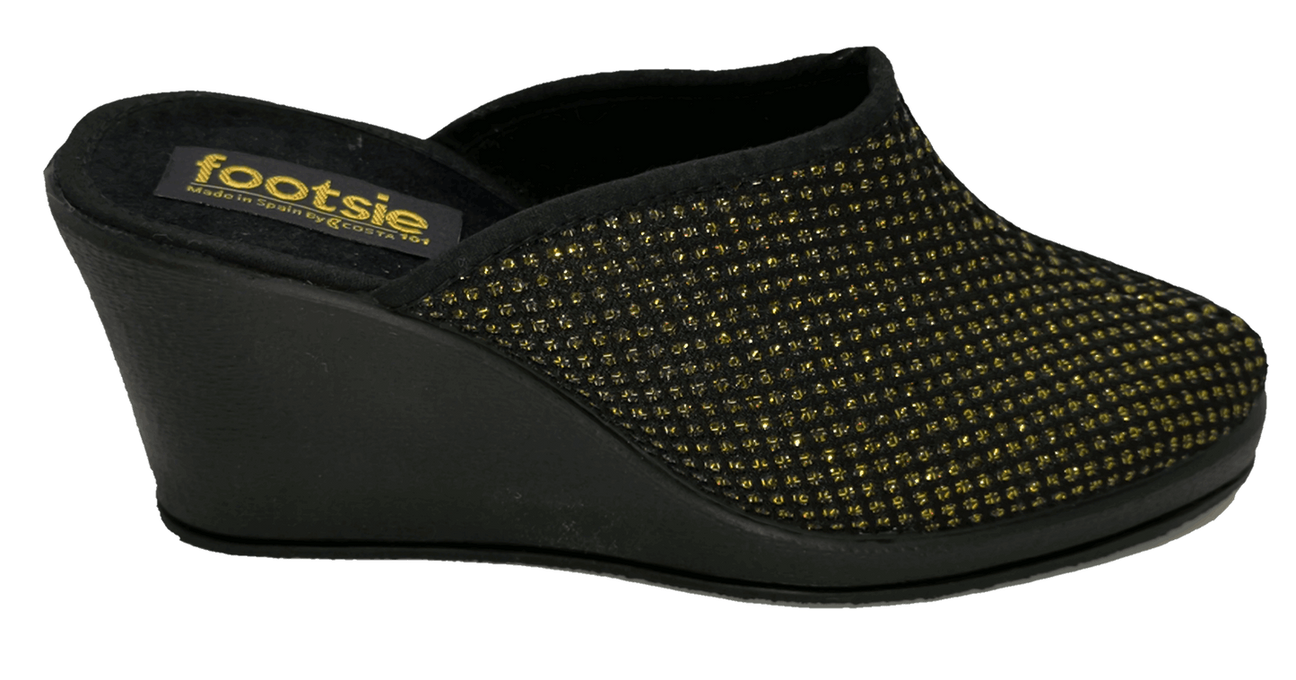 Footsie CA-143133 Black/Gold