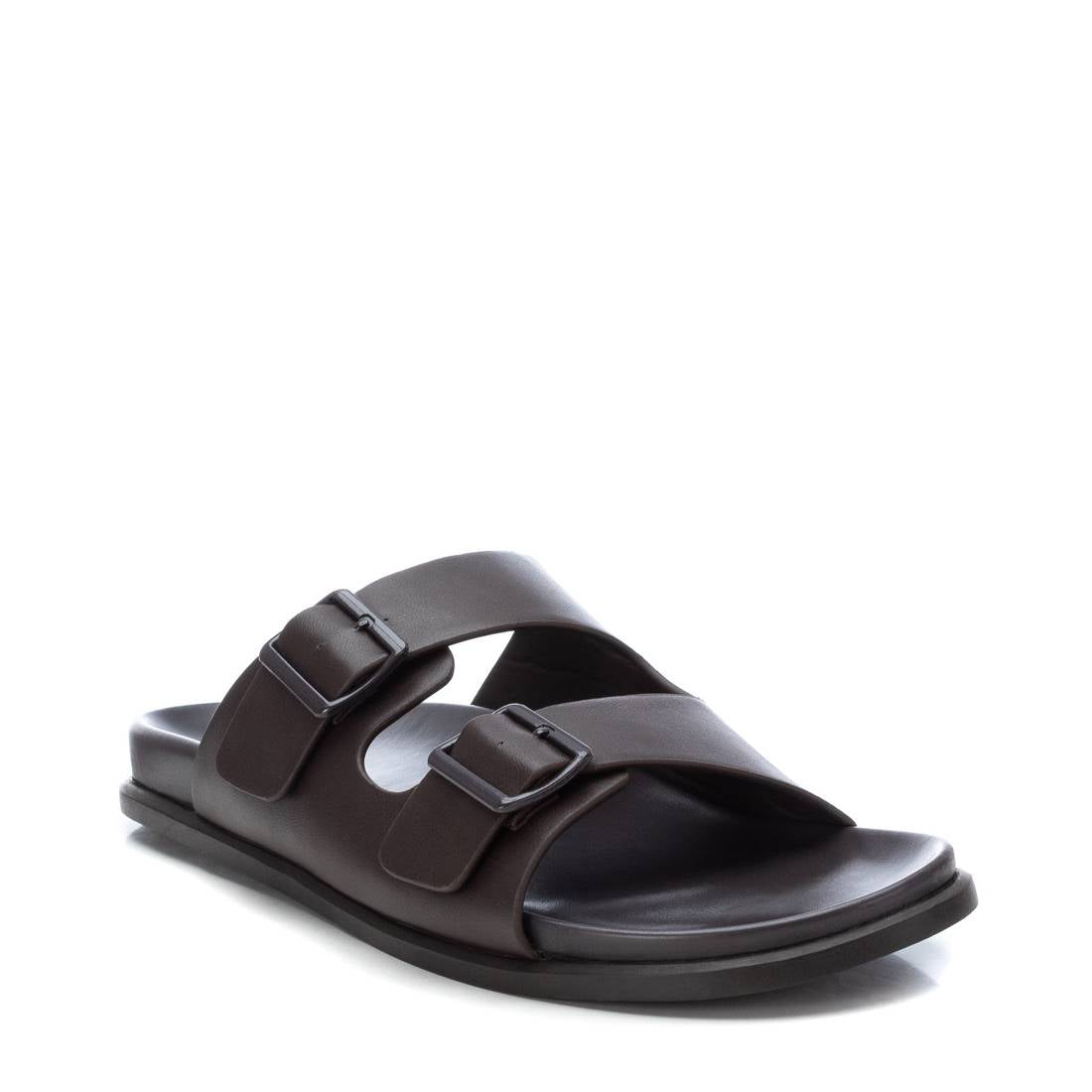 Two Strap Buckle Sandal 141288 Marrone