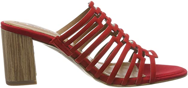 حذاء Tamaris Chic Mule باللون الأحمر