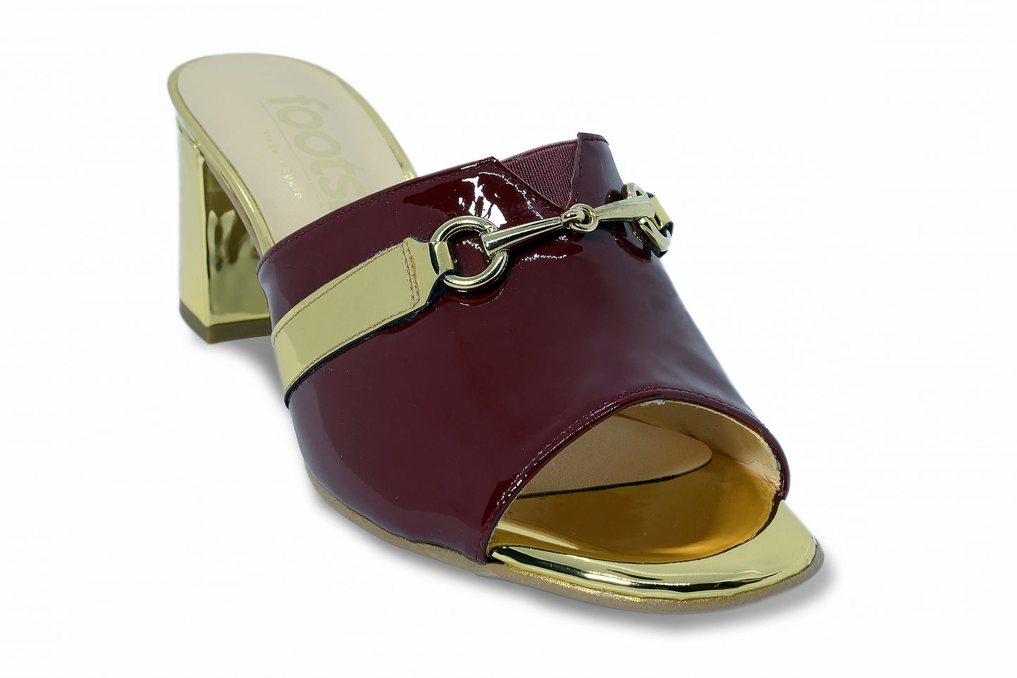 Footsie F3362A 982 Burgundy and Gold