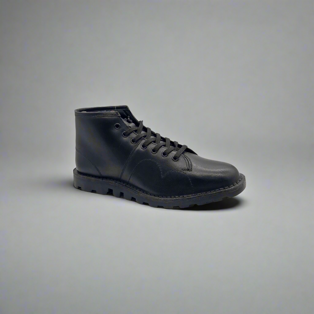 Grafters B 430 A+ Original Retro Monkey Boots - Black