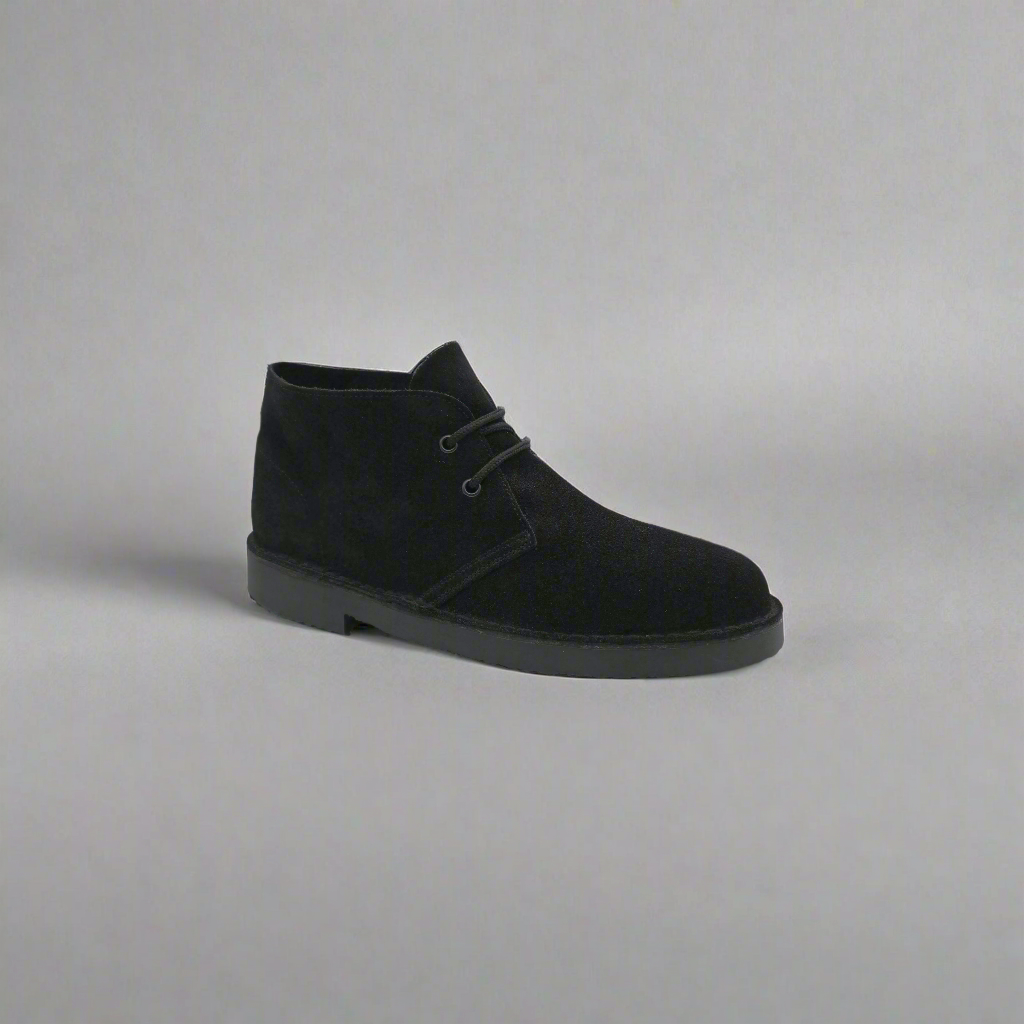 Roamers M 467 AS 2 Eyelet Desert Boot - Black