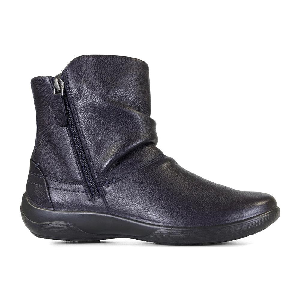Padders Ladies Dual Fit Comfort 2E/3E BEAU - Navy Leather
