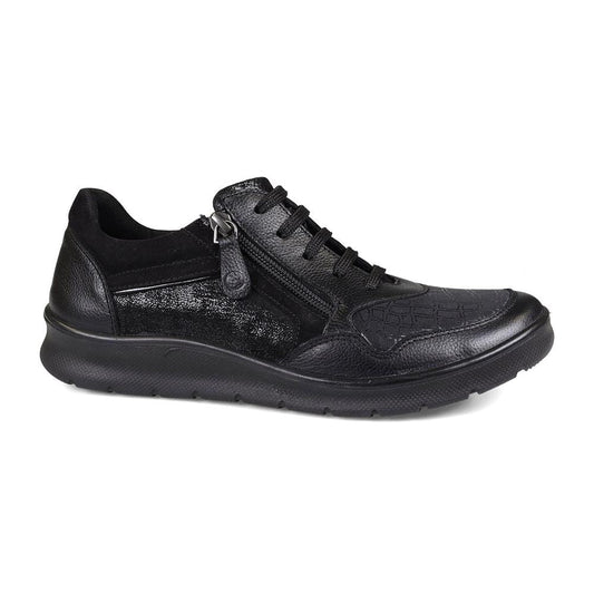 Padders Ladies Dual Fit Comfort 2E/3E INDIGO - Black Combi