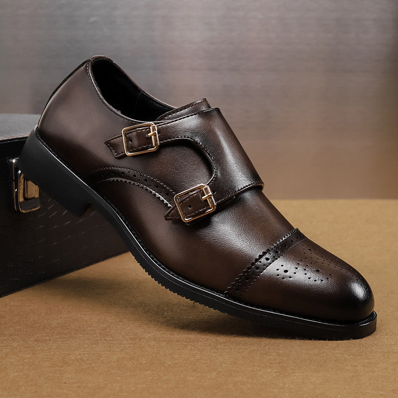 Low-top Men's Leather Shoes Formal Wear