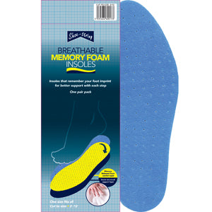 Shoe String Breathable Memory Foam Insoles