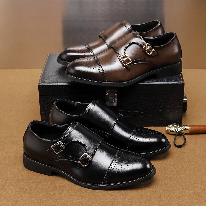 Low-top Men's Leather Shoes Formal Wear