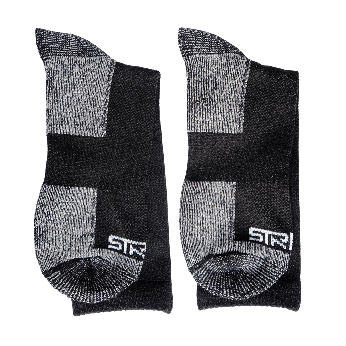 Black Merino Wool Winter Hiking Socks - Men & Women