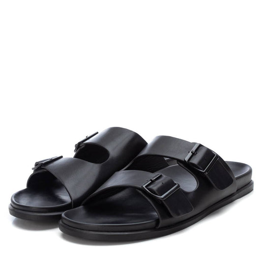 Two Strap Buckle Sandal 141288 Black