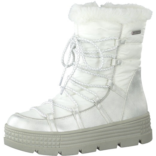 Tamaris White Snow Boots