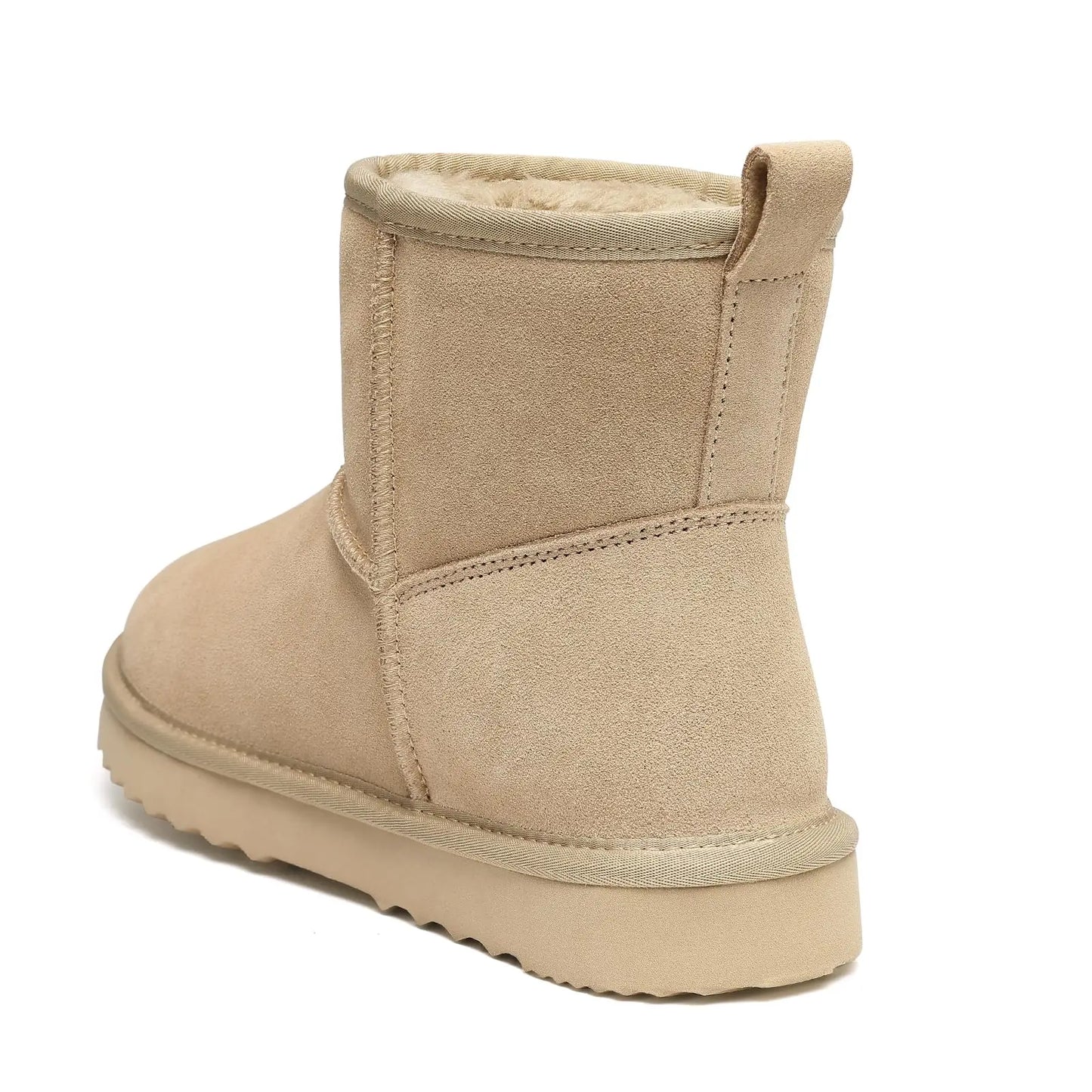 Women's Comfy Suede Plush Winter Warm Snow Boots