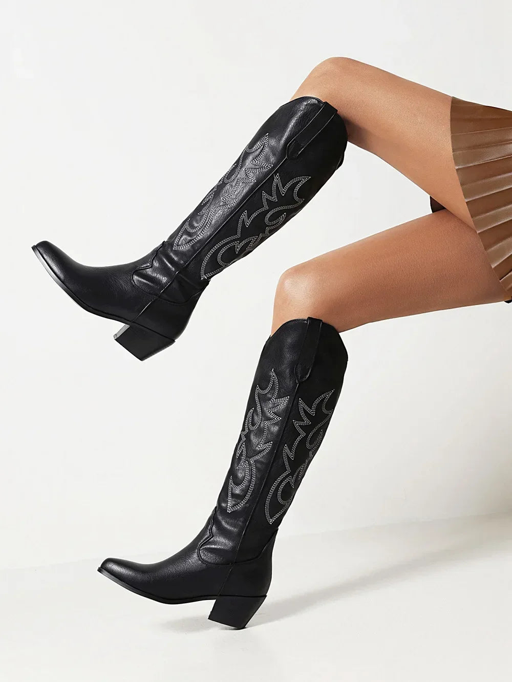 Pointed Toe Knight Boots for Women