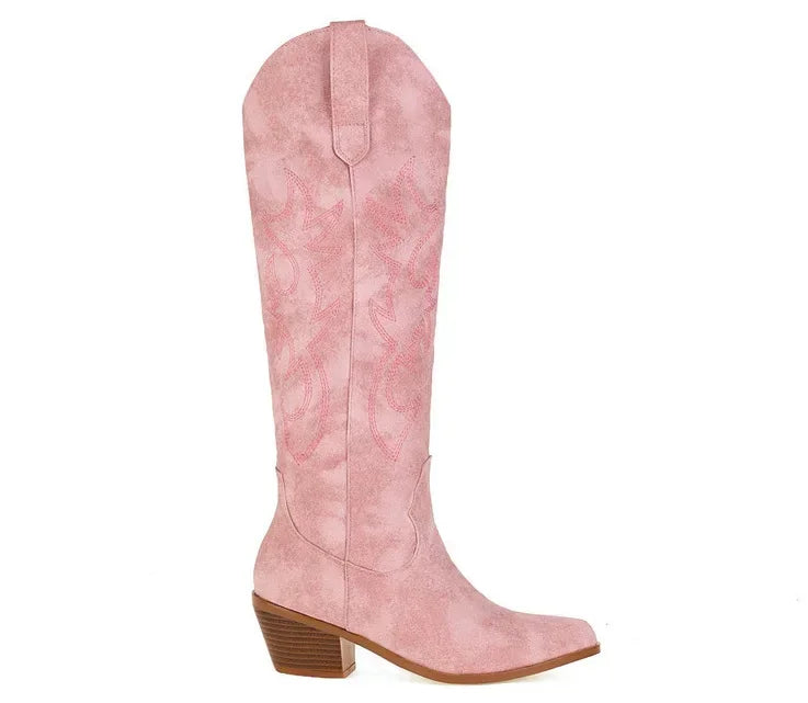 Pointed Toe Knight Boots for Women