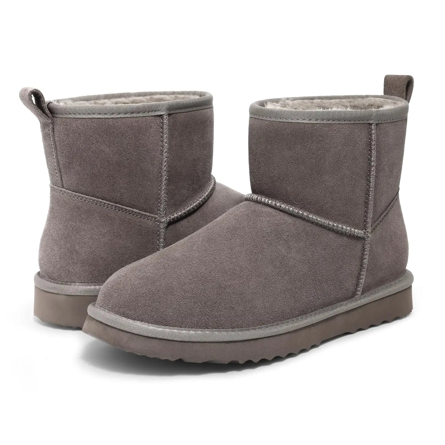 Women's Comfy Suede Plush Winter Warm Snow Boots