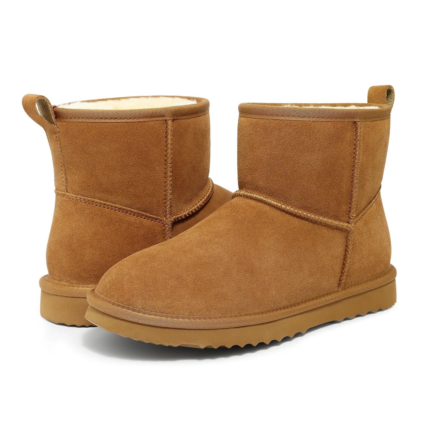 Women's Comfy Suede Plush Winter Warm Snow Boots