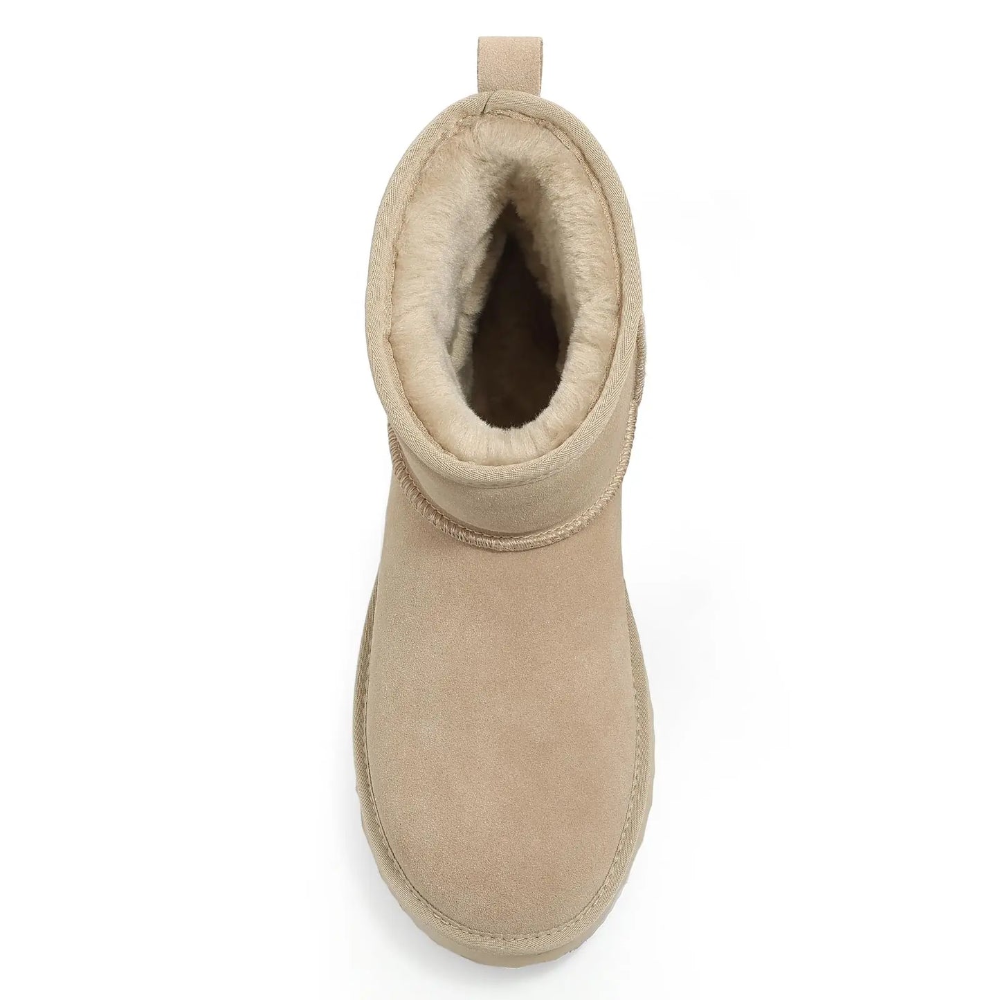 Women's Comfy Suede Plush Winter Warm Snow Boots