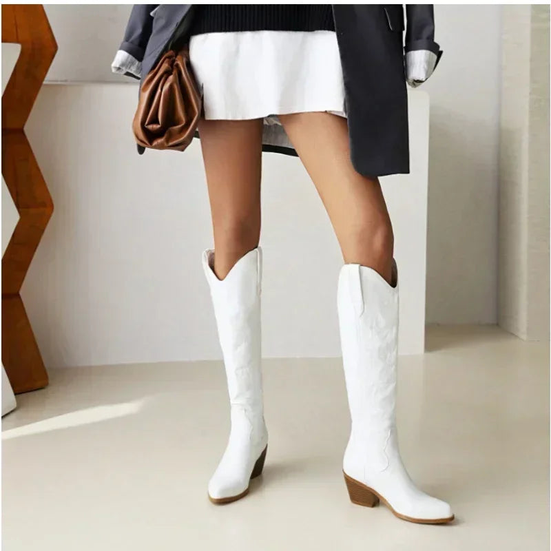 Pointed Toe Knight Boots for Women