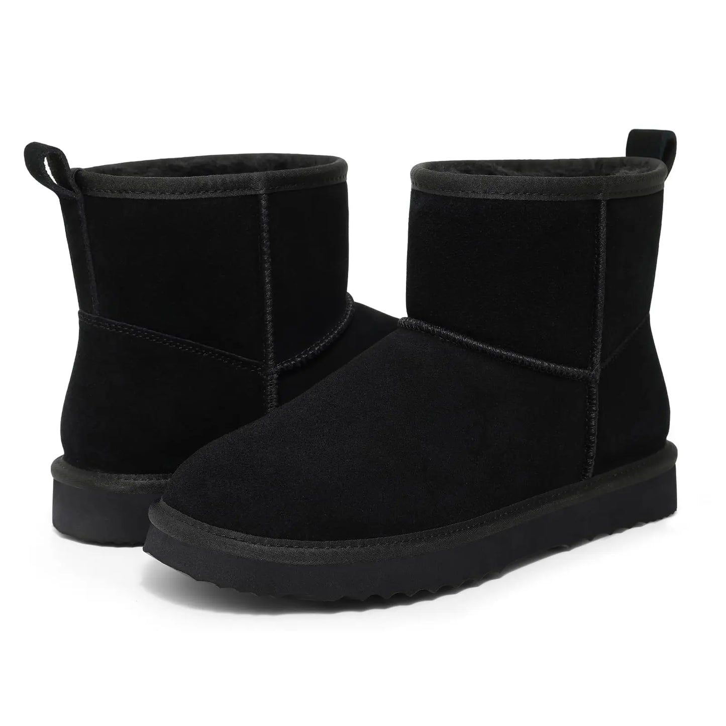 Women's Comfy Suede Plush Winter Warm Snow Boots