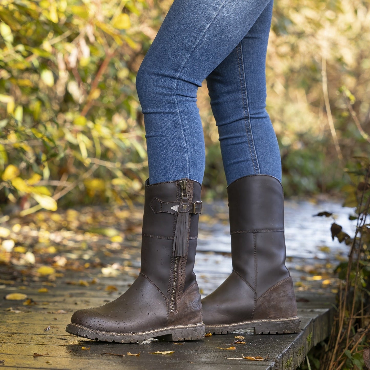 Hudson Mid Boots - Chocolate