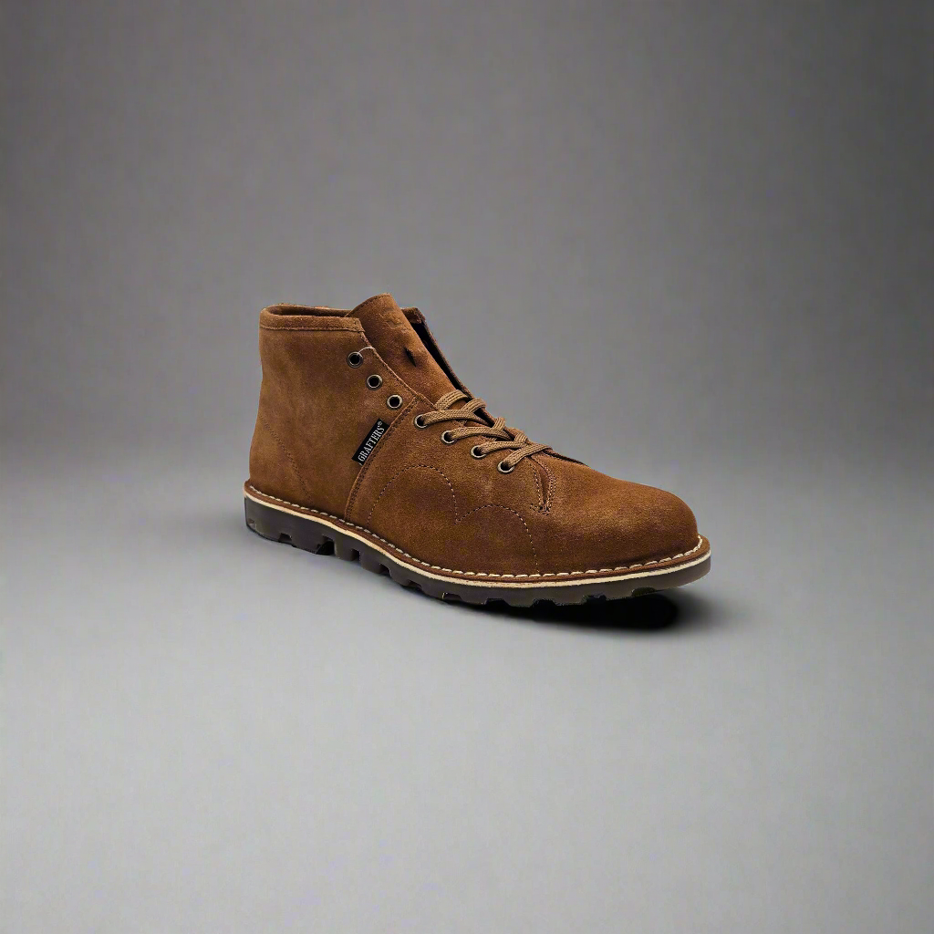 Grafters Tan Suede Monkey Boot