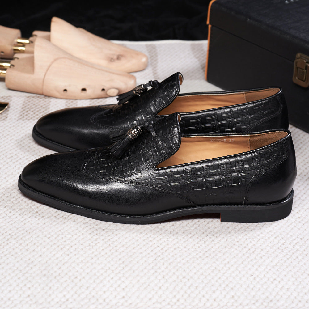 Men's Tassel Business Casual Leather Shoes