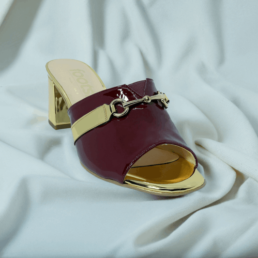 Footsie F3362A 982 Burgundy and Gold