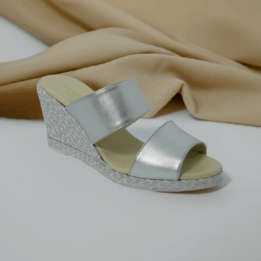 Footsie Espadrille Mule - Palisades Heel