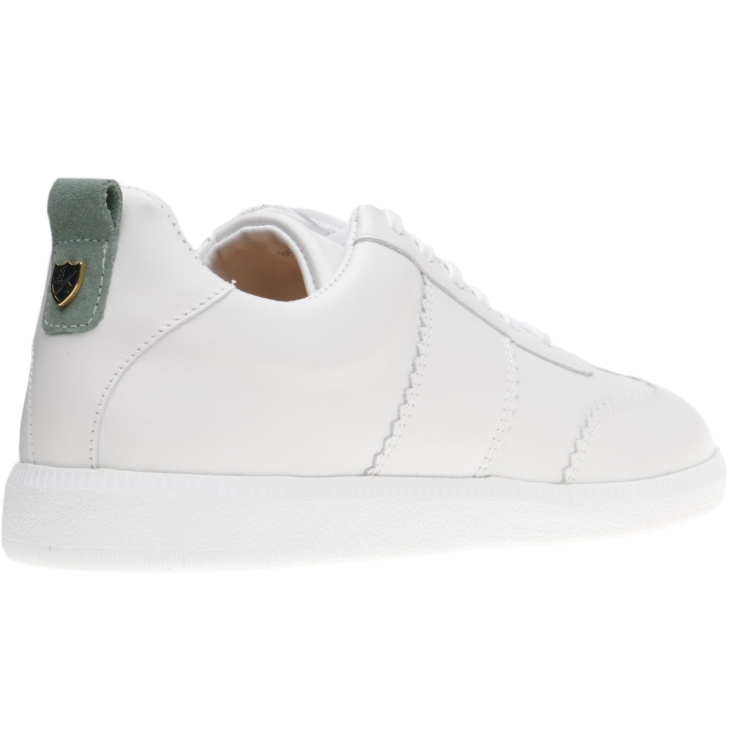 Herring Angelina ladies rubber-soled trainers in white