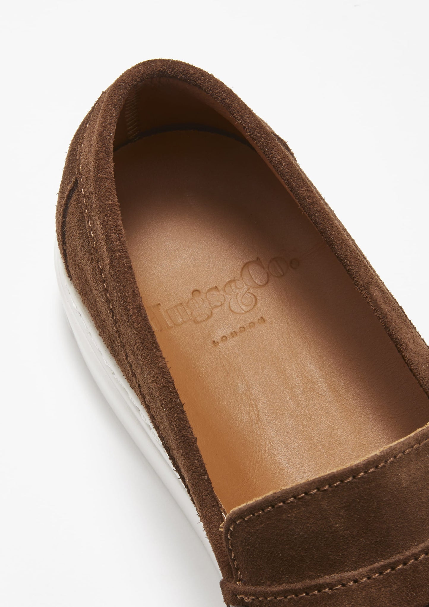 Slip-on Loafers, brown suede