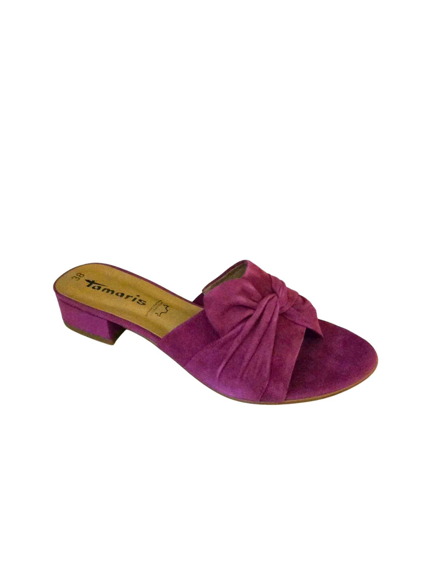 Tamaris 1-27214-20 Fuchsia Flat Mule Sandals