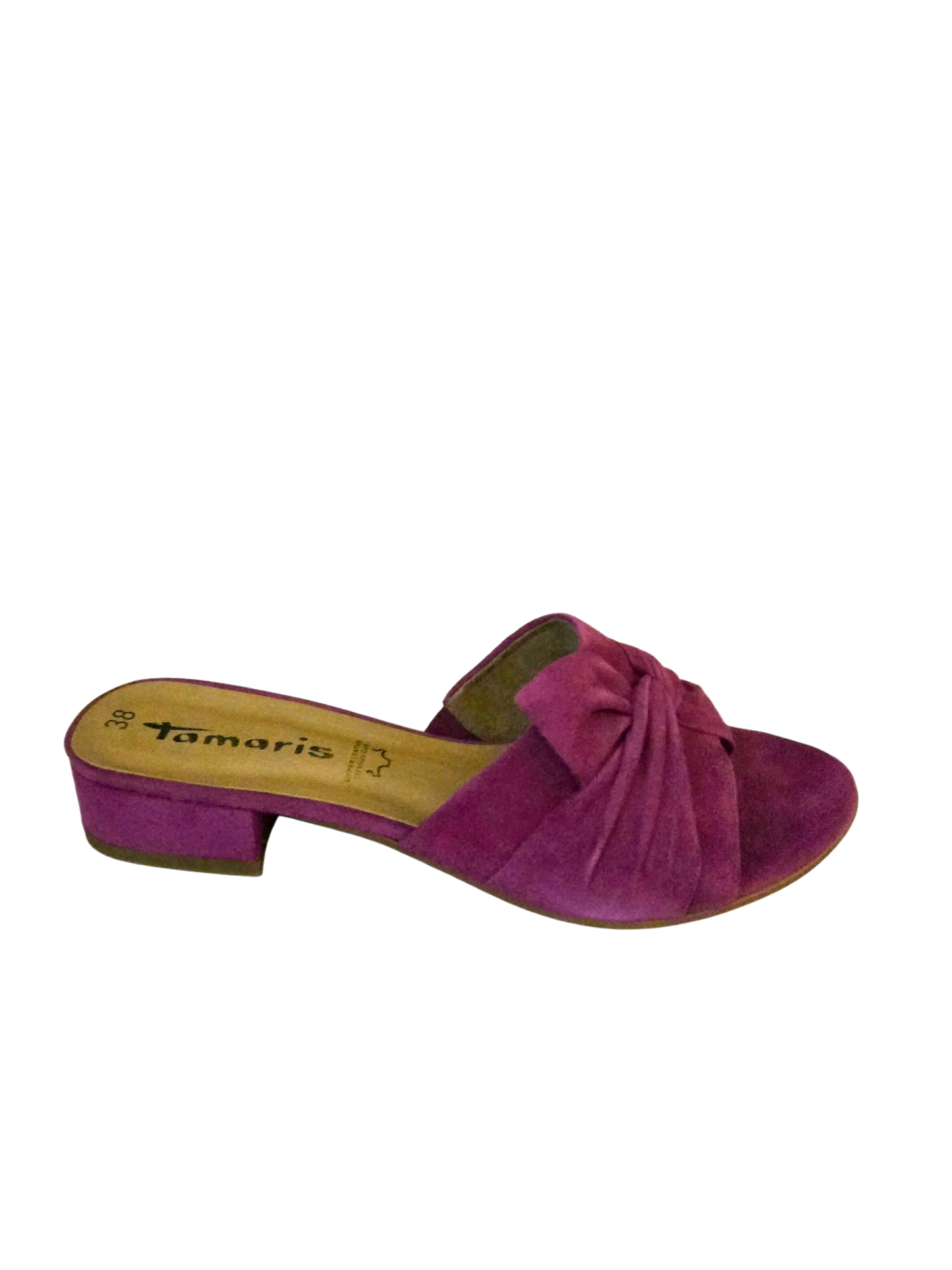 Tamaris 1-27214-20 Fuchsia Flat Mule Sandals